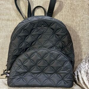 kate spade Black Quilted Nylon Backpack